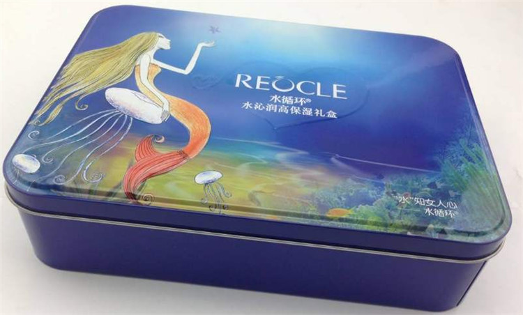 西安化妝品鐵盒(he)